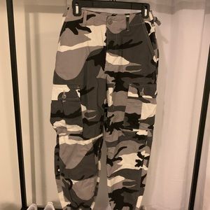 Camo Topshop cargo pants
